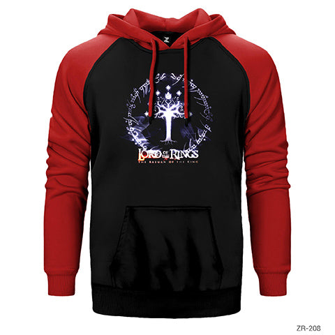 Lord Of The Rings Kings Çift Renk Reglan Kol Sweatshirt / Hoodie