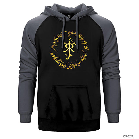 Lord Of The Rings Çift Renk Reglan Kol Sweatshirt / Hoodie