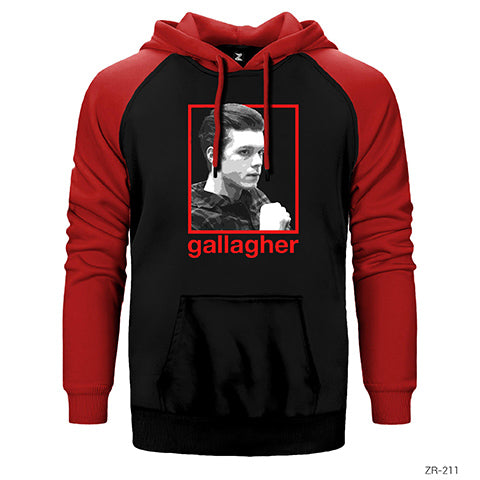 Shameless Gallagher Çift Renk Reglan Kol Sweatshirt / Hoodie