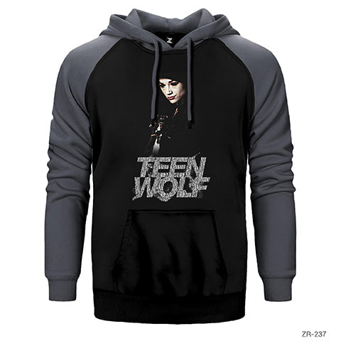 Teen Wolf Allison Çift Renk Reglan Kol Sweatshirt / Hoodie