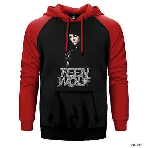 Teen Wolf Allison Çift Renk Reglan Kol Sweatshirt / Hoodie