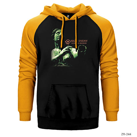 Arch Enemy Burning Bridges Çift Renk Reglan Kol Sweatshirt / Hoodie