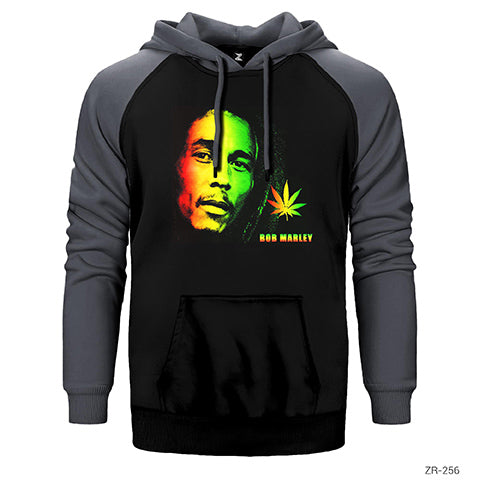 Bob Marley Could Çift Renk Reglan Kol Sweatshirt / Hoodie