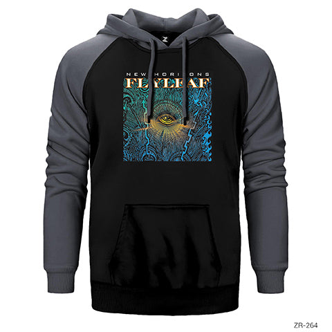 Flyleaf New Horizons Çift Renk Reglan Kol Sweatshirt / Hoodie