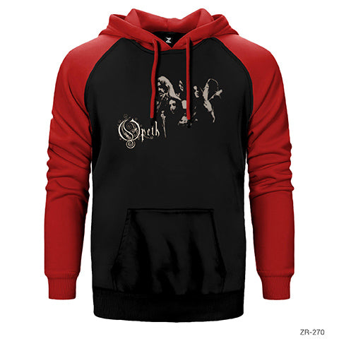 Opeth Group Çift Renk Reglan Kol Sweatshirt / Hoodie