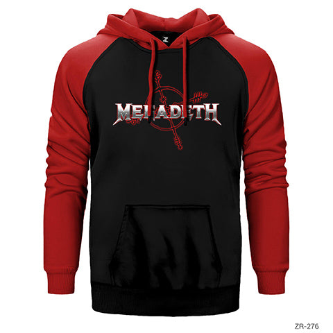 Megadeth Cryptic Çift Renk Reglan Kol Sweatshirt / Hoodie