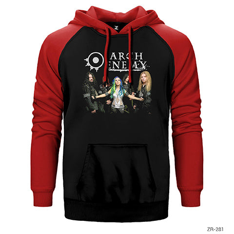 Arch Enemy Group Çift Renk Reglan Kol Sweatshirt / Hoodie