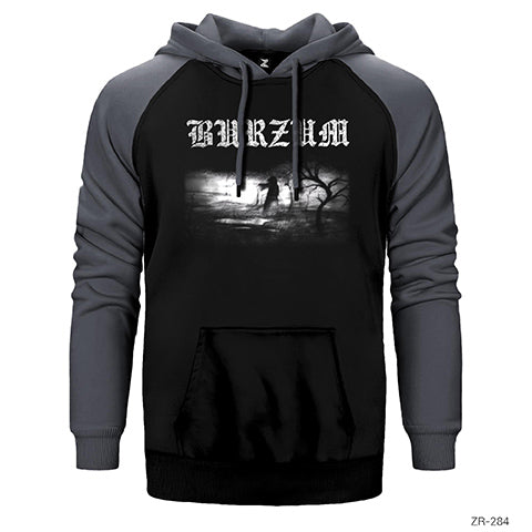 Burzum Çift Renk Reglan Kol Sweatshirt / Hoodie