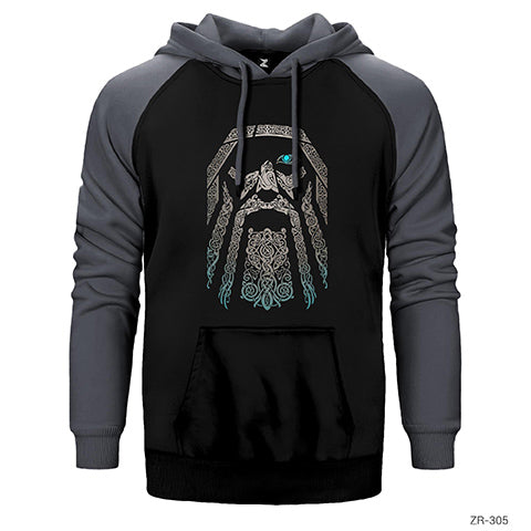 Odin Çift Renk Reglan Kol Sweatshirt / Hoodie