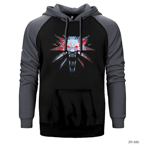 Witcher 3 Avatar Çift Renk Reglan Kol Sweatshirt / Hoodie