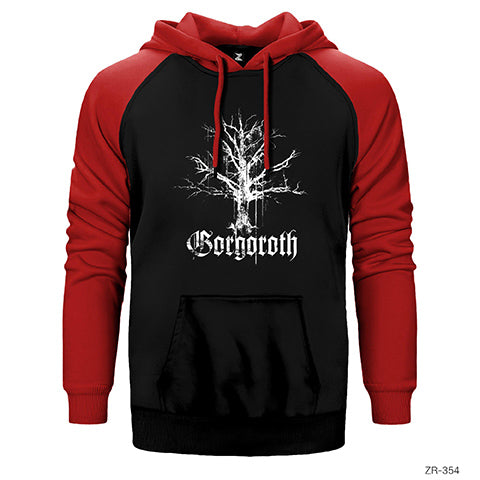 Gorgoroth Çift Renk Reglan Kol Sweatshirt / Hoodie