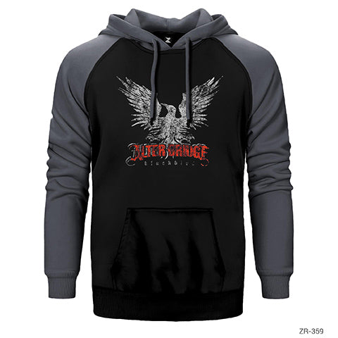Alter Bridge Blackbird Çift Renk Reglan Kol Sweatshirt / Hoodie