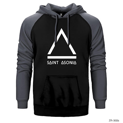 Saint Asonia Çift Renk Reglan Kol Sweatshirt / Hoodie