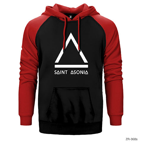 Saint Asonia Çift Renk Reglan Kol Sweatshirt / Hoodie