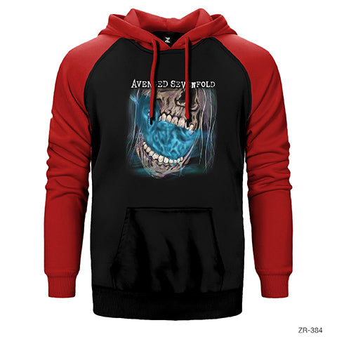 Avenged Sevenfold Cover Çift Renk Reglan Kol Sweatshirt / Hoodie