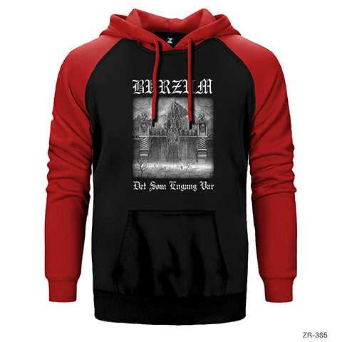 Burzum Det Som Engang Var Çift Renk Reglan Kol Sweatshirt / Hoodie