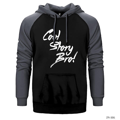 Cool Story Bro Çift Renk Reglan Kol Sweatshirt / Hoodie