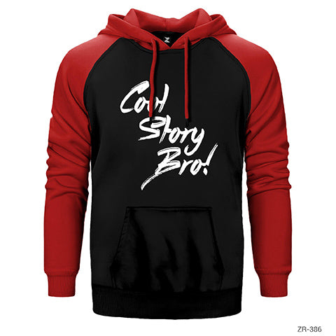 Cool Story Bro Çift Renk Reglan Kol Sweatshirt / Hoodie
