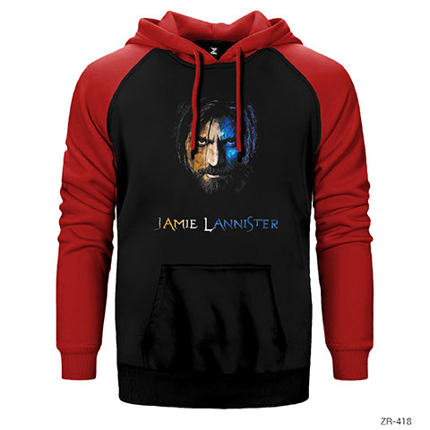 Game Of Thrones Jamie Lannister Çift Renk Reglan Kol Sweatshirt / Hoodie