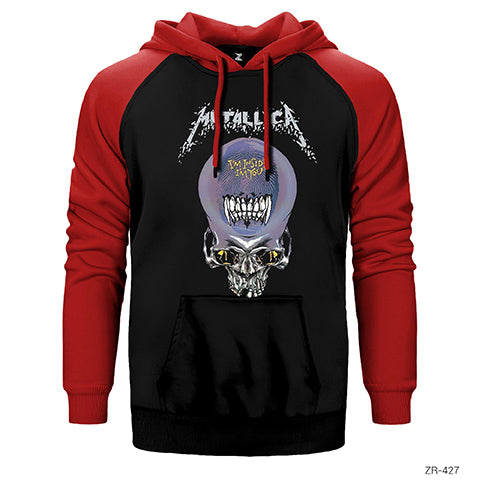 Metallica Im Inside Im You Çift Renk Reglan Kol Sweatshirt / Hoodie