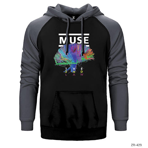 Muse The 2nd Law Çift Renk Reglan Kol Sweatshirt / Hoodie