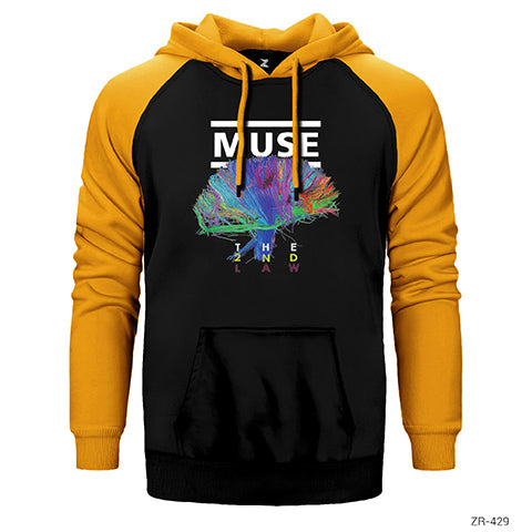 Muse The 2nd Law Çift Renk Reglan Kol Sweatshirt / Hoodie