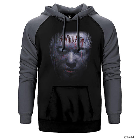 Annihilator Çift Renk Reglan Kol Sweatshirt / Hoodie