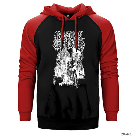 Black Earth Çift Renk Reglan Kol Sweatshirt / Hoodie