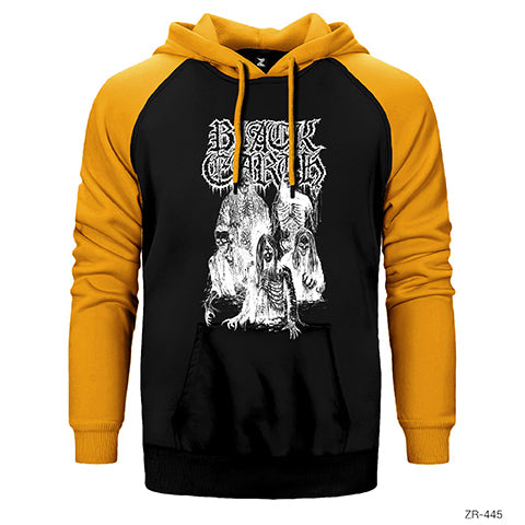 Black Earth Çift Renk Reglan Kol Sweatshirt / Hoodie