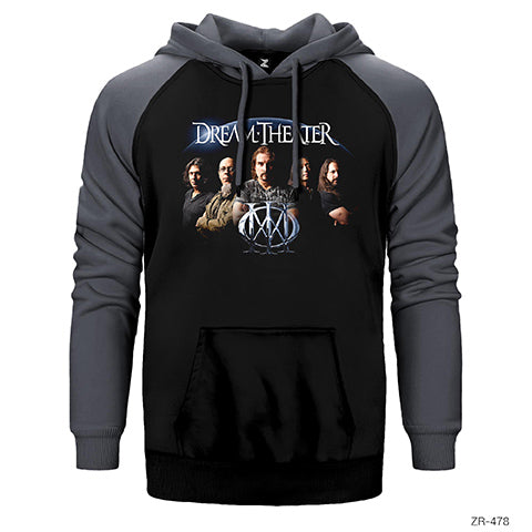 Dream Theater Group Çift Renk Reglan Kol Sweatshirt / Hoodie