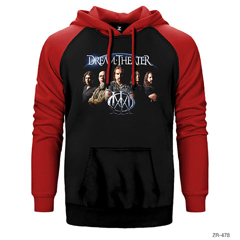 Dream Theater Group Çift Renk Reglan Kol Sweatshirt / Hoodie