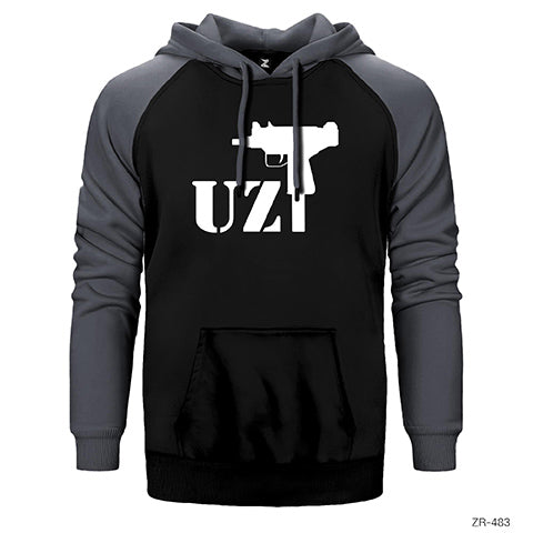 Uzi Underground Çift Renk Reglan Kol Sweatshirt / Hoodie