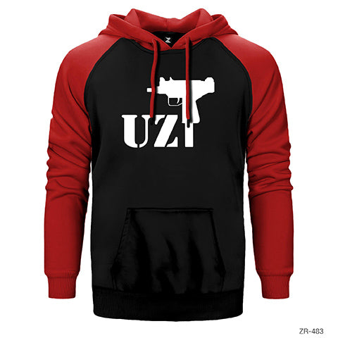 Uzi Underground Çift Renk Reglan Kol Sweatshirt / Hoodie