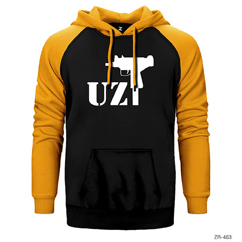 Uzi Underground Çift Renk Reglan Kol Sweatshirt / Hoodie