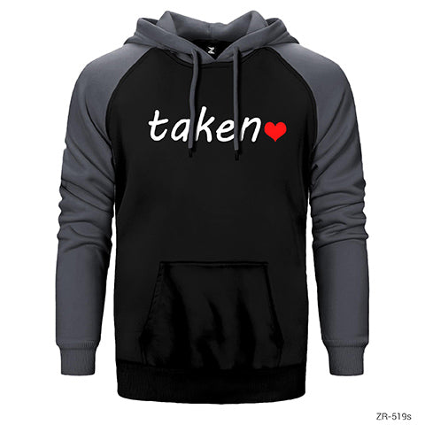 Taken Çift Renk Reglan Kol Sweatshirt / Hoodie