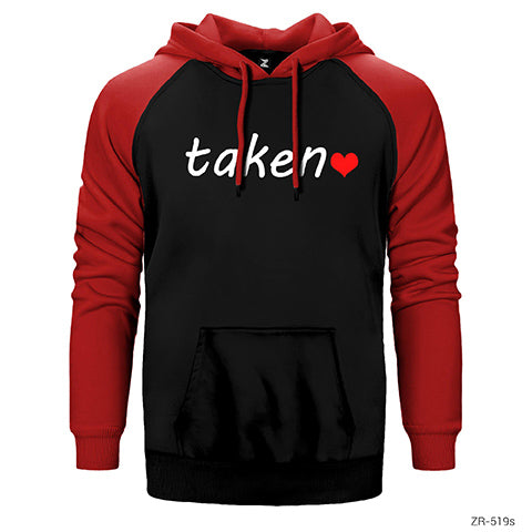 Taken Çift Renk Reglan Kol Sweatshirt / Hoodie