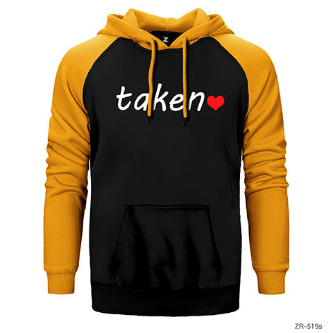 Taken Çift Renk Reglan Kol Sweatshirt / Hoodie