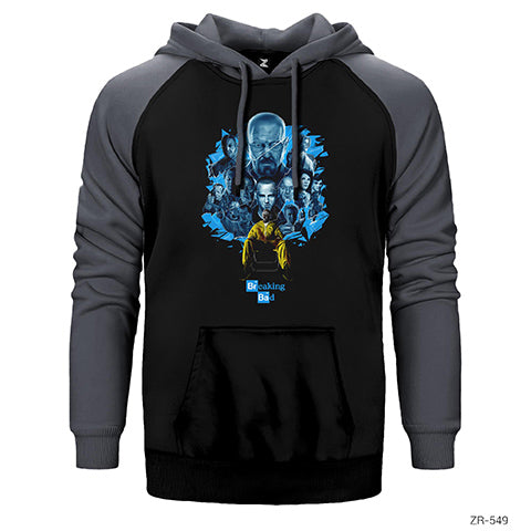 Breaking Bad Family Çift Renk Reglan Kol Sweatshirt / Hoodie