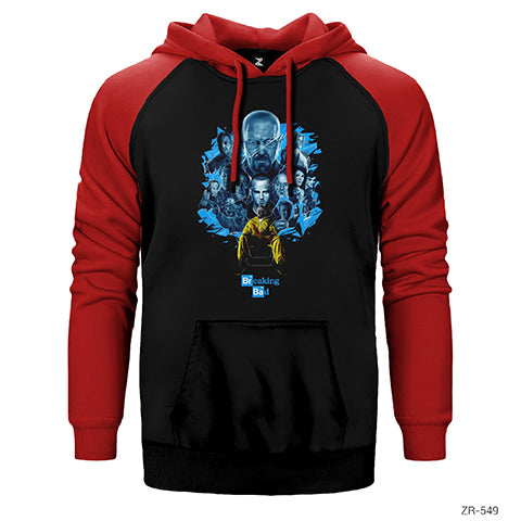 Breaking Bad Family Çift Renk Reglan Kol Sweatshirt / Hoodie