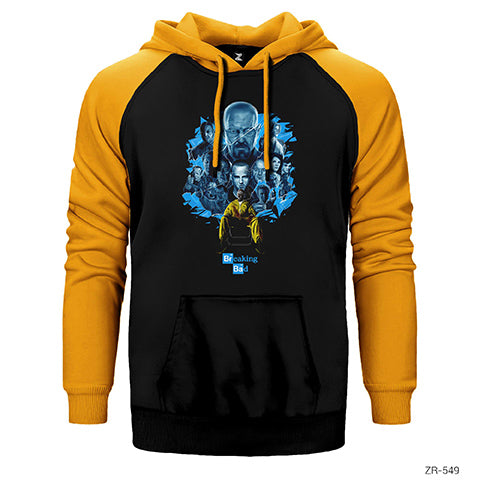 Breaking Bad Family Çift Renk Reglan Kol Sweatshirt / Hoodie