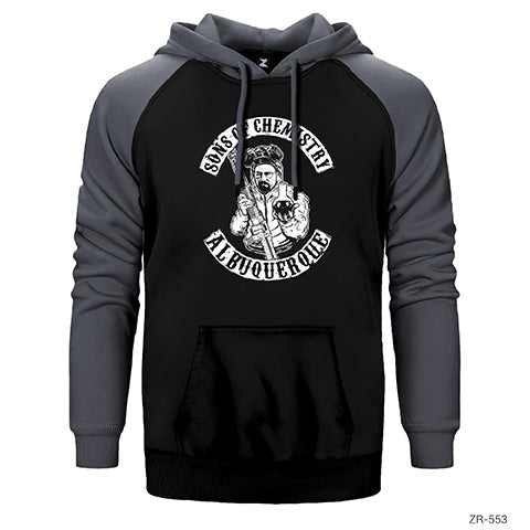 Breaking Bad Son of Chemistry Çift Renk Reglan Kol Sweatshirt / Hoodie