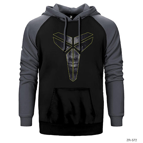 Kobe Bryant Logo 2 Çift Renk Reglan Kol Sweatshirt / Hoodie