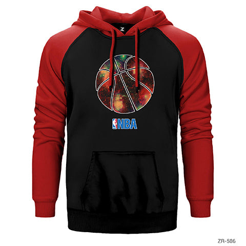 NBA Galaxy Çift Renk Reglan Kol Sweatshirt / Hoodie