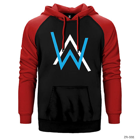 Alan Walker Çift Renk Reglan Kol Sweatshirt / Hoodie