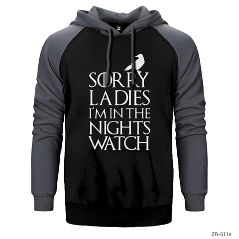 Game of Thrones Sorry Ladies Çift Renk Reglan Kol Sweatshirt / Hoodie