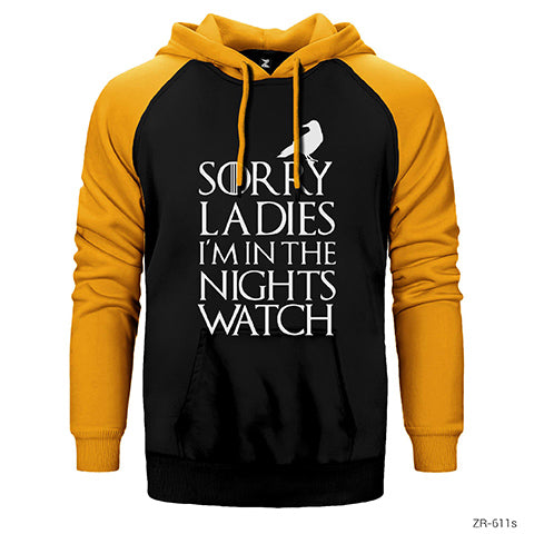 Game of Thrones Sorry Ladies Çift Renk Reglan Kol Sweatshirt / Hoodie