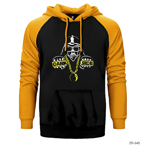 Star Wars Force Dark Side Hope Çift Renk Reglan Kol Sweatshirt / Hoodie
