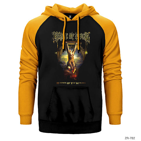 Cradle of Filth Hammer of the Witches Çift Renk Reglan Kol Sweatshirt / Hoodie