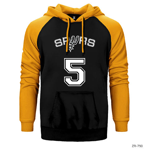 San Antonio Spurs 5 Çift Renk Reglan Kol Sweatshirt / Hoodie
