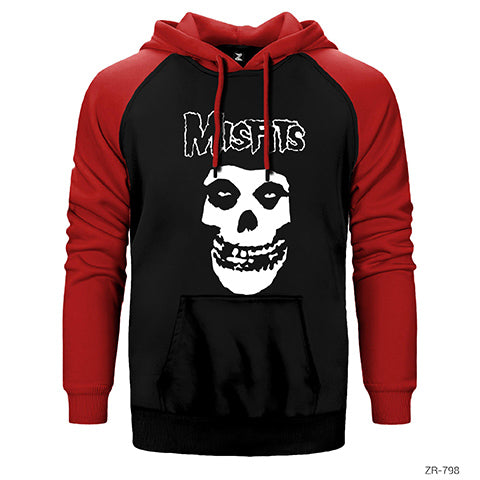 Misfits Çift Renk Reglan Kol Sweatshirt / Hoodie